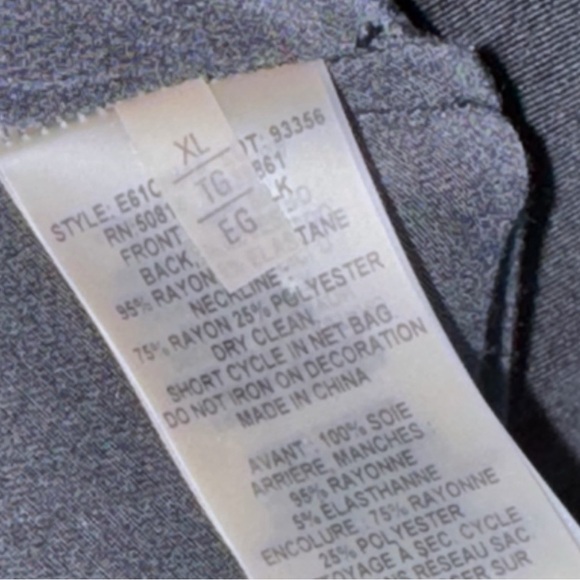 Elie Tahari Black Drapey Back Beaded Cuffs Sz XL - Picture 7 of 13